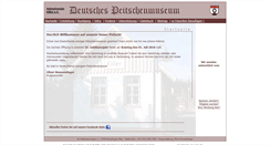Desktop Screenshot of peitschenmuseum.de
