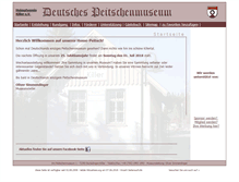 Tablet Screenshot of peitschenmuseum.de